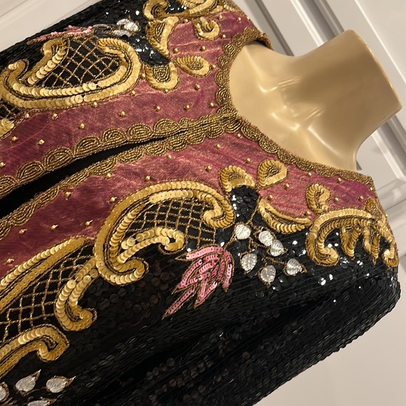 ROYAL FEELINGS FANCY SEQUENCED JACKET SIZE L - Picture 2 of 10